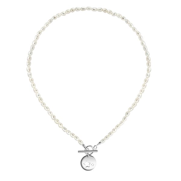Colier perle si argint model 11001